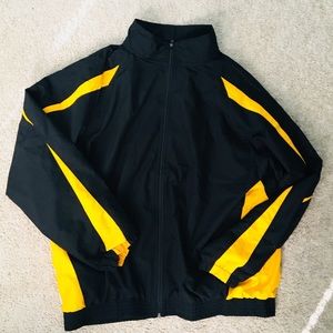 Classic RUSSELL Black & yellow Windbreaker/ UNISEX